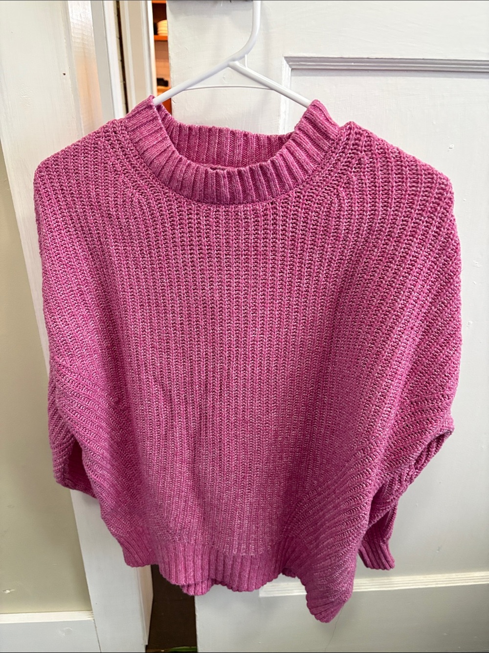 American Eagle Outfitters Pink Crewneck Sweater